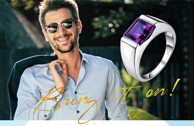 Jewelrypalace Для мужчин площади 3.3ct создан Александрит сапфир 925 Щепка кольцо Винтаж ювелирные изделия партия Свадебные аксессуары