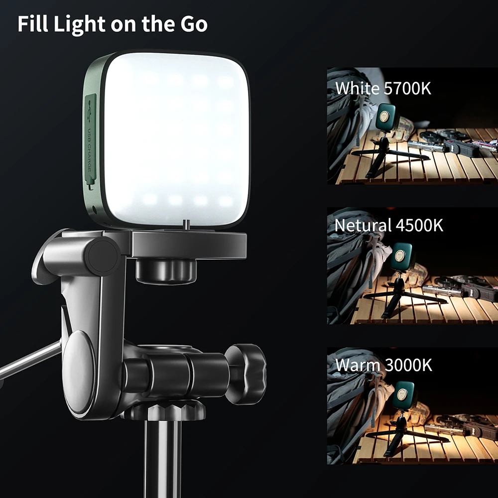 Kaufen WUBEN F5 Camping Licht Power Bank Taschenlampe 500 Lumen Mehrere Farbe Temperatur Künstliche Licht Für Camping