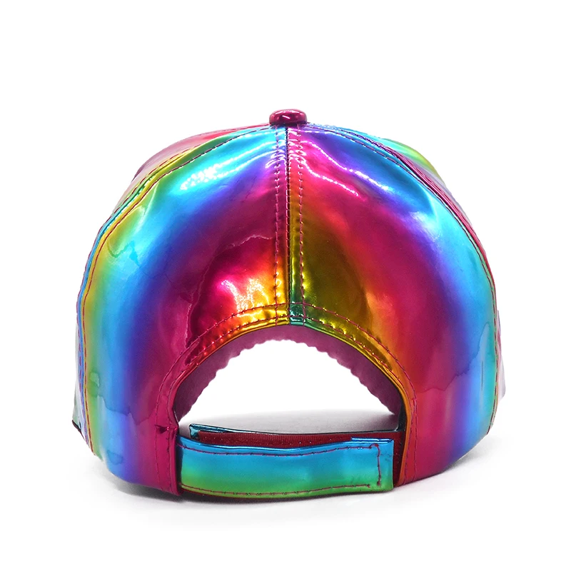 Роскошная Лицензированная бейсбольная кепка для мужчин меняющая цвет радуги
