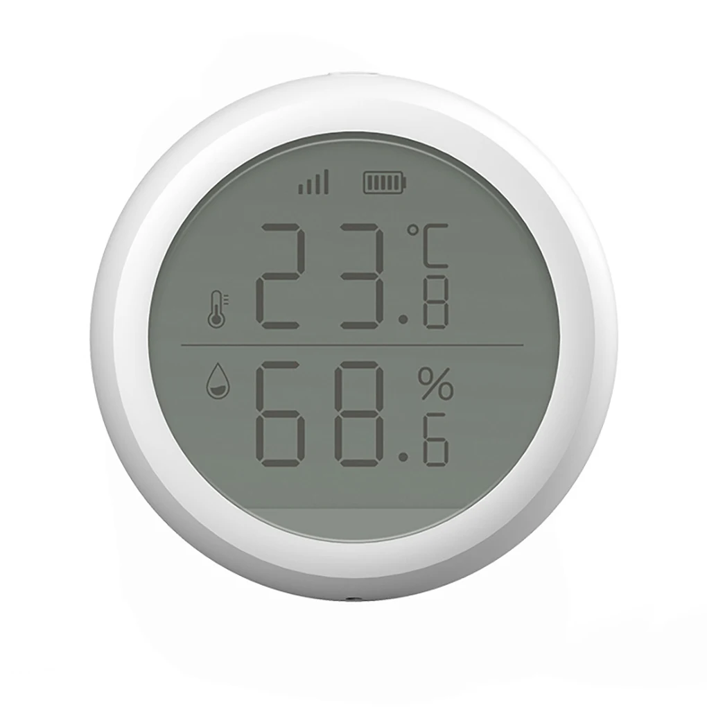 

Temperature Sensor WiFi Wireless Humidity Detector Room Smart Thermometer Humidity Detector with LCD Smart Home Supplies