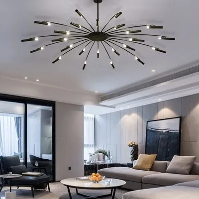 Мягкий дизайнерский арт светодиодный люстры гостиной Спальня Ресторан