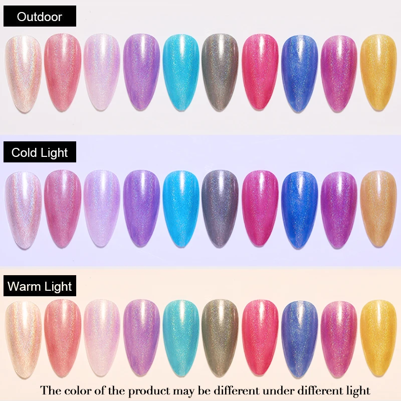 BORN PRETTY Nail Polish Blue Holographics Series Varnish Fast Dry Glittery Flakies Art for Nails DIY 6ML | Красота и здоровье