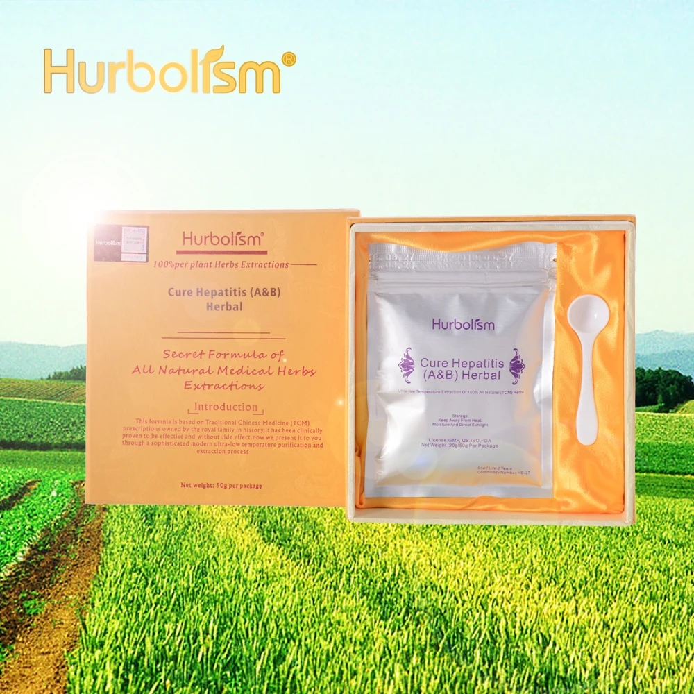 Hurbolism Новый порошок для лечения гепатита (A & B) Лечение лечение цирроза печенки и предотвращение жирная