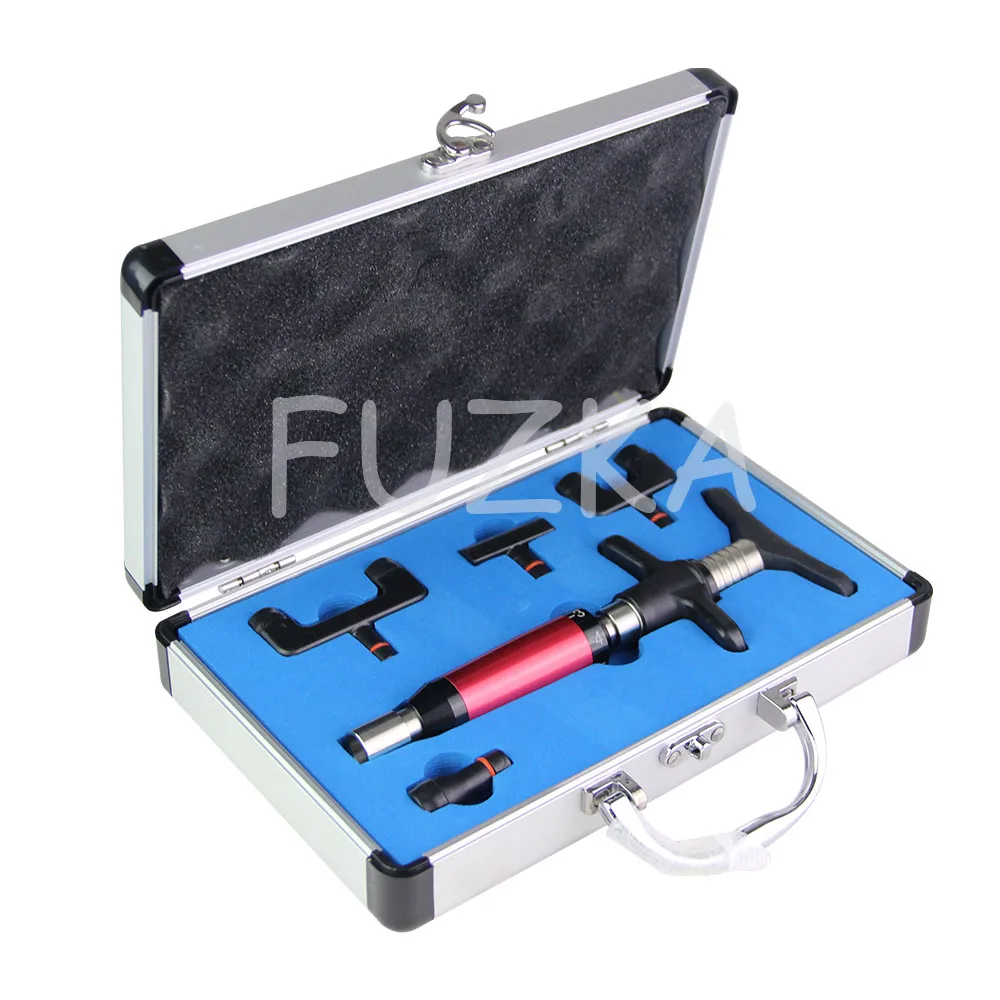 

Инструменты для хиропрактика, массажный уровень, 6 ручных головок для ног, Массажер позвоночника, Портативный Регулируемый ручной хиропрак...