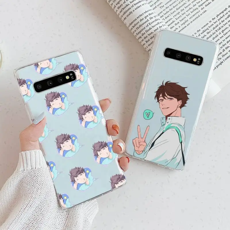 

tsukishima kei Haikyuu series Phone Case Transparent For Samsung Galaxy A S 8 9 10 12 20 21 40 50 52 51 70 71 2019 fe ultra plus