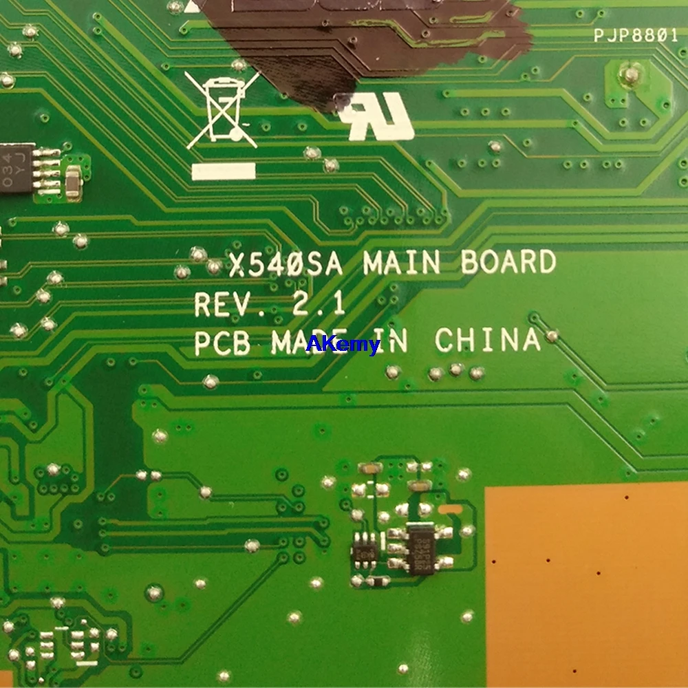 X540SA REV2.1 подходит для For Asus X540S материнская плата ноутбука с 4GB RAM тестовая работает