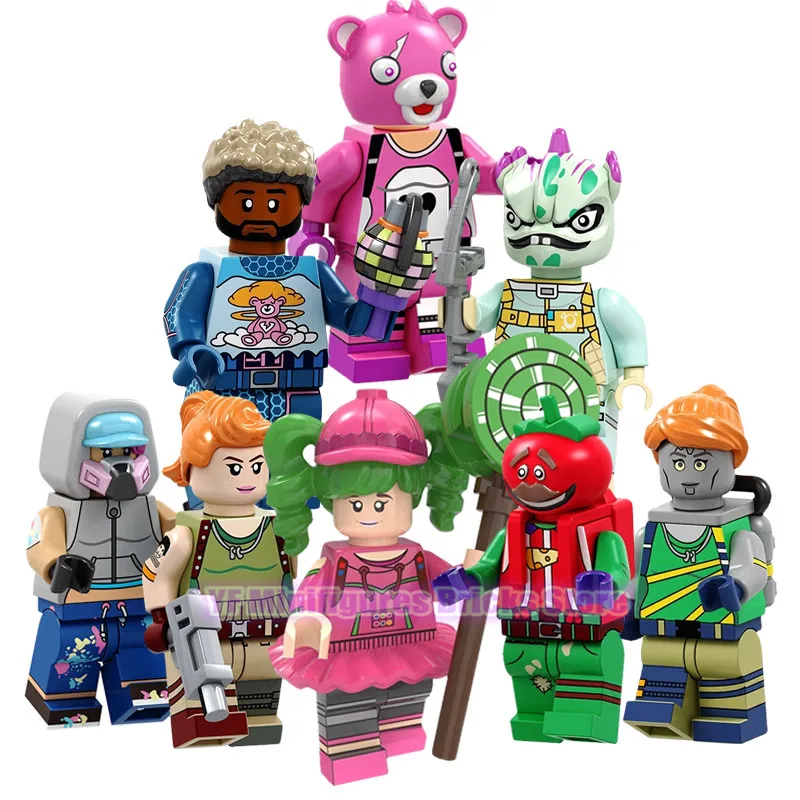 Игрушечные строительные блоки Zoey Cuddle Leviathan Tomatohead Brite Gunner совместимы с Legoed|Блочные