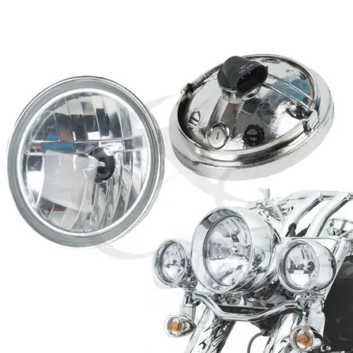

Plastic Housing Glass Lens Fog Light Lamp For Universal Motorcycle Harley Bike