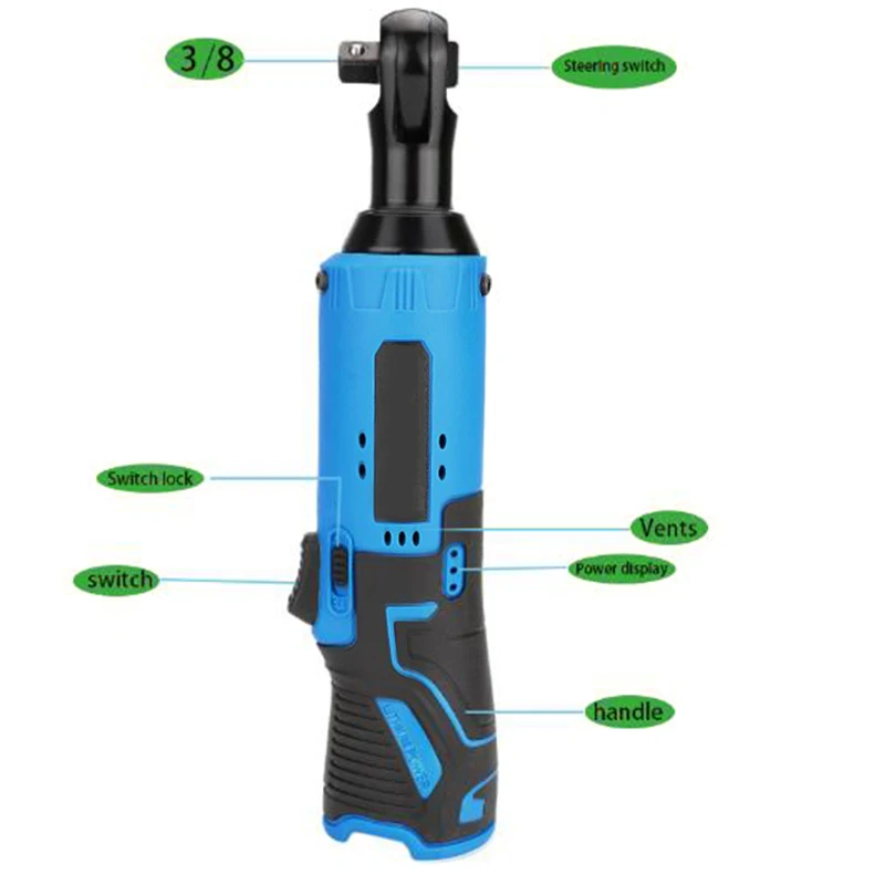 Беспроводной электрический ключ с трещоткой аккумуляторная батарея бесщеточный
