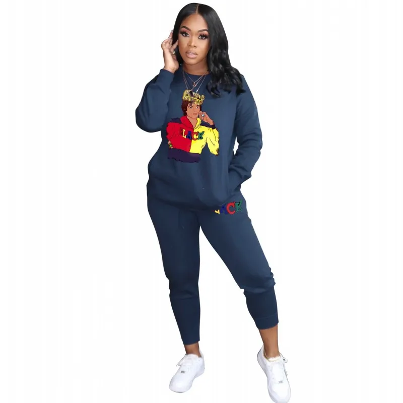 

Толстовка спортивный костюм для женщин комплект одежды, пуловер, топы и брюки для мальчиков, комплект одежды из 2 предметов на осень и зиму, м...