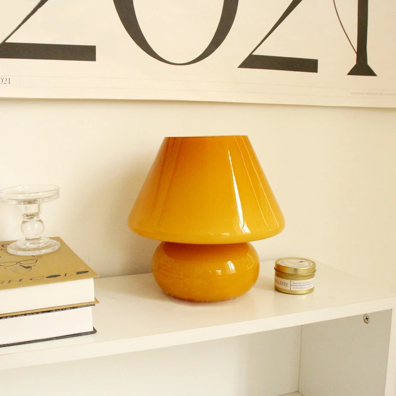 В Корейском стиле Ins оранжевая фотография искусственное Дутое Стекло кабинет