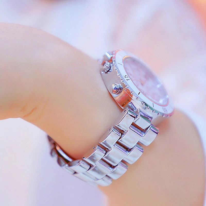 2019 деловые кварцевые часы известного бренда Bu алмазные из нержавеющей стали