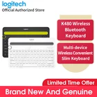 Удобная беспроводная Тонкая портативная клавиатура для нескольких устройств Logitech K480