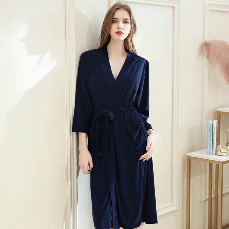 Халат женский для сна весеннее пикантное нижнее белье взрослых халат домашняя