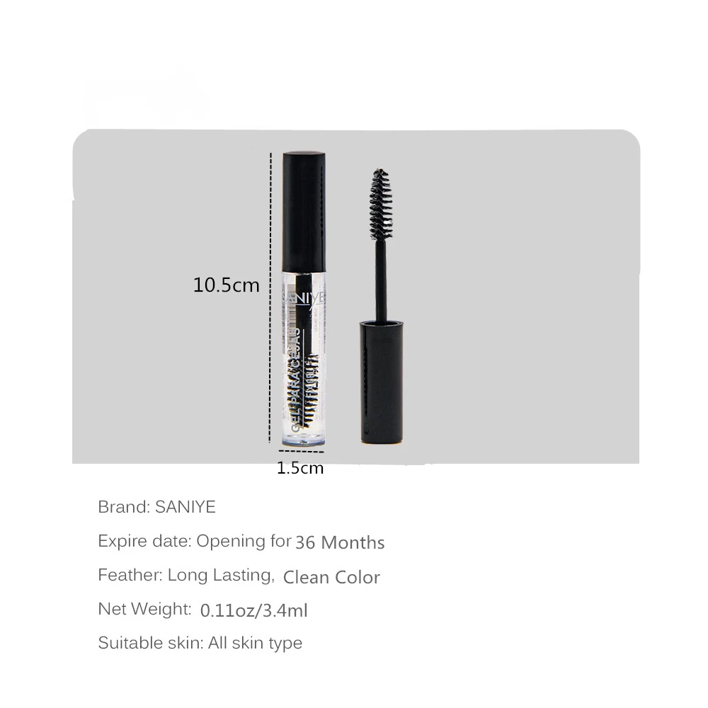 

Cosmetics Clear Eyebrow Gel Waterproof Transparent Eyebrow Fixed Gel Long Lasting Eyelash Fix Gel Para Cejas