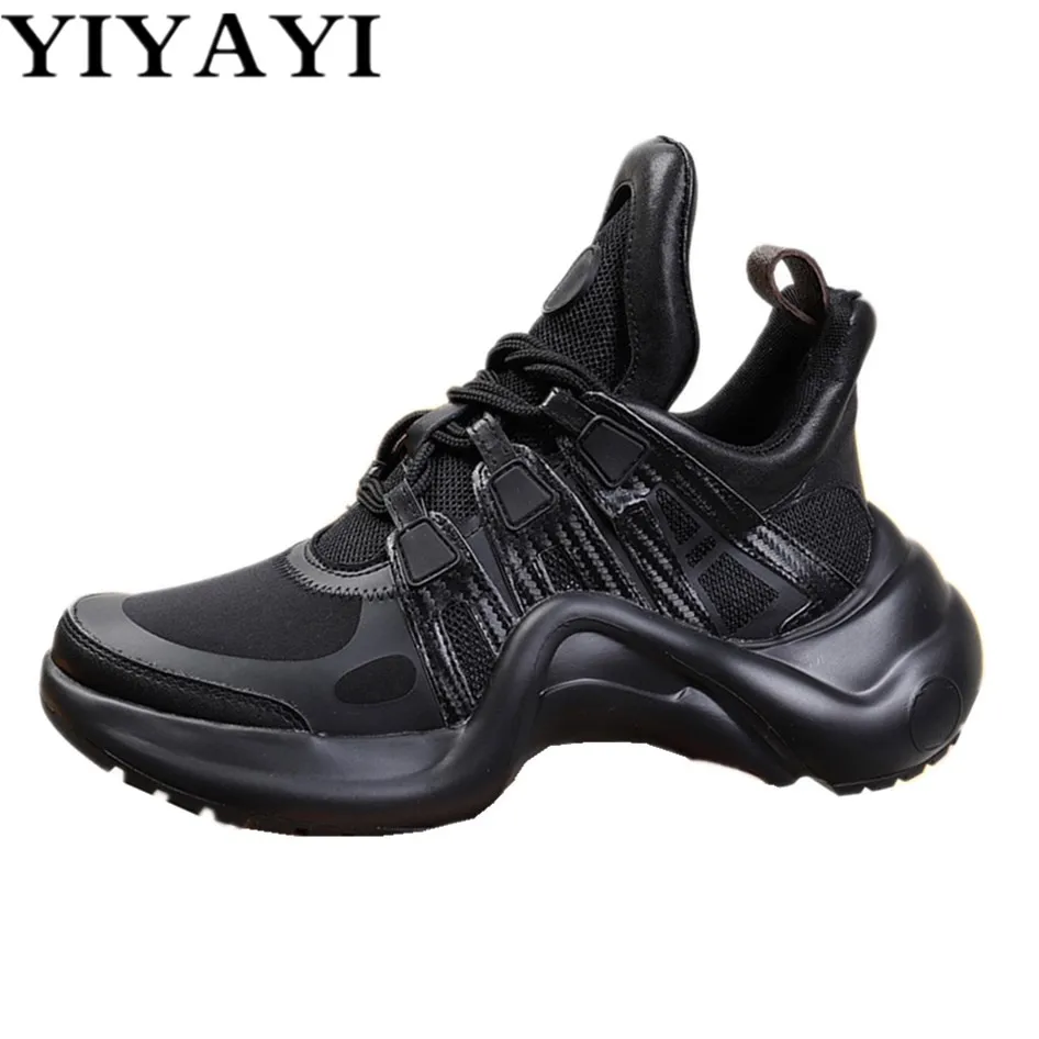 Стильные разноцветные кроссовки в стиле пэчворк Женская Удобная амортизирующая