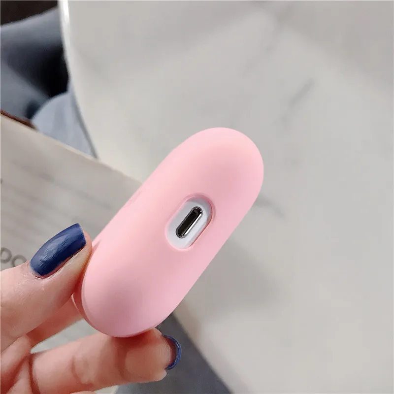 OTTWN для AirPods Pro Новый ПК Жесткий милый чехол коробка чистый цвет простой приятный