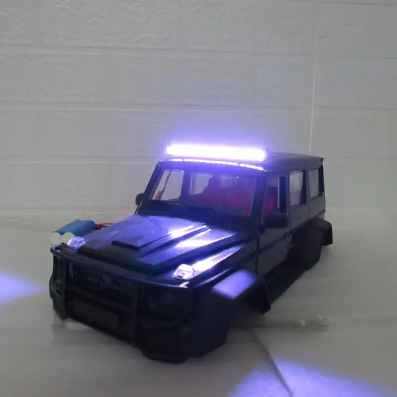 

for MN86K MN86KS MN86 MN86S MN-86K MN G500 1/12 RC Car Upgrade Parts Roof Lamp Color LED Light Bar Accessories