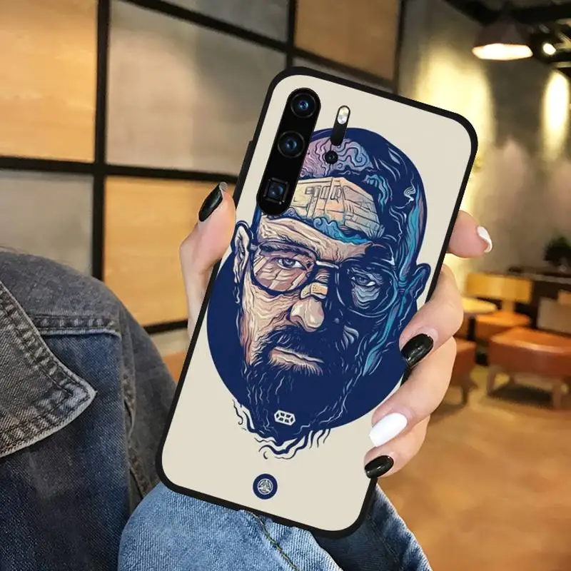 

Heisenberg Breaking Bad Phone Case black For Huawei honor Mate mate P 10 9X 10i 20 30 40 y7 lite pro p smart 2019