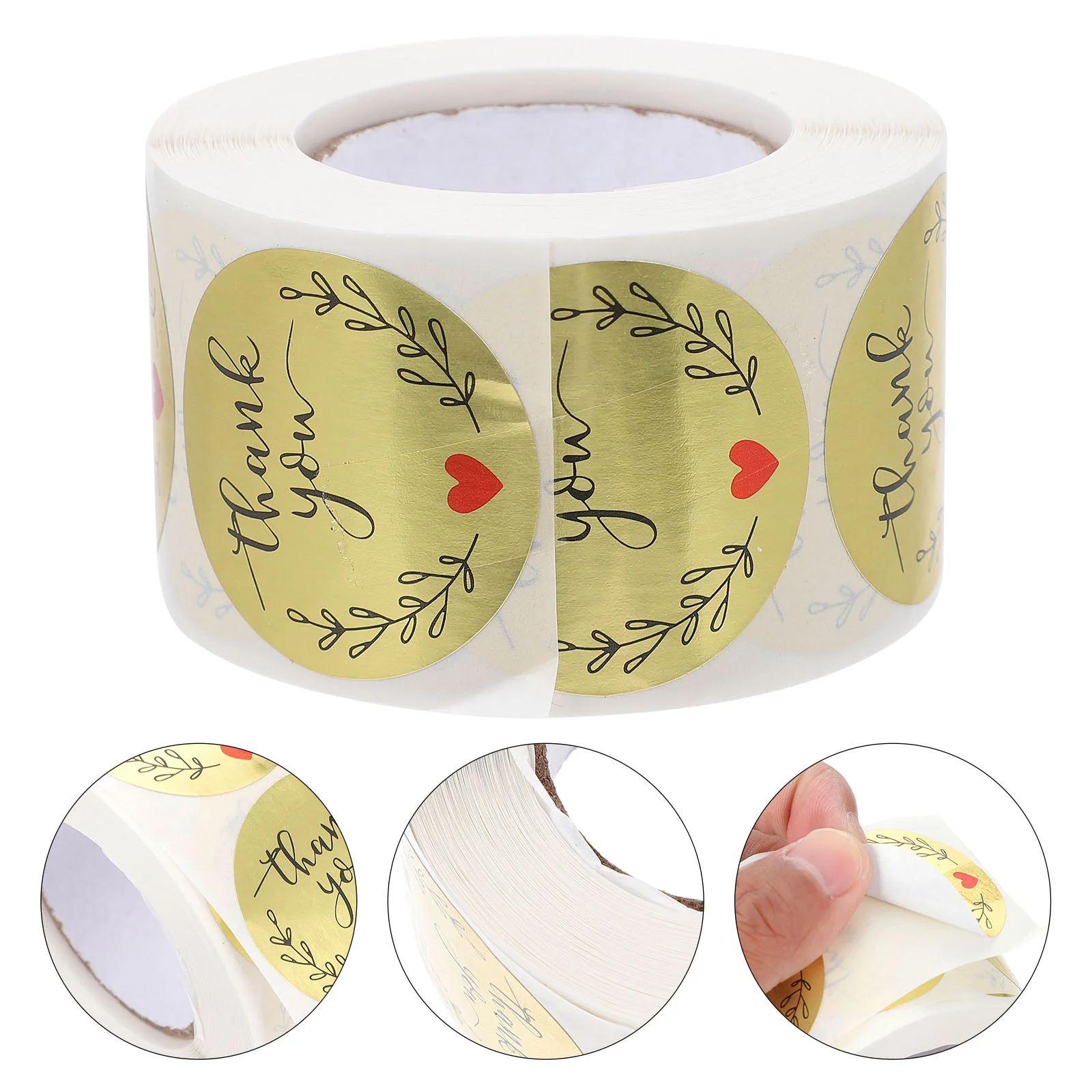 1 рулон бумажных этикеток для упаковки самодельных наклеек | Канцтовары офиса и