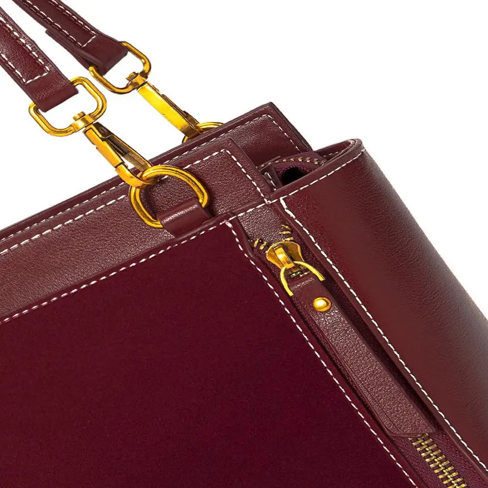 Кожаная сумка новая мода Ретро стиль Воловья кожа на одно плечо короткое