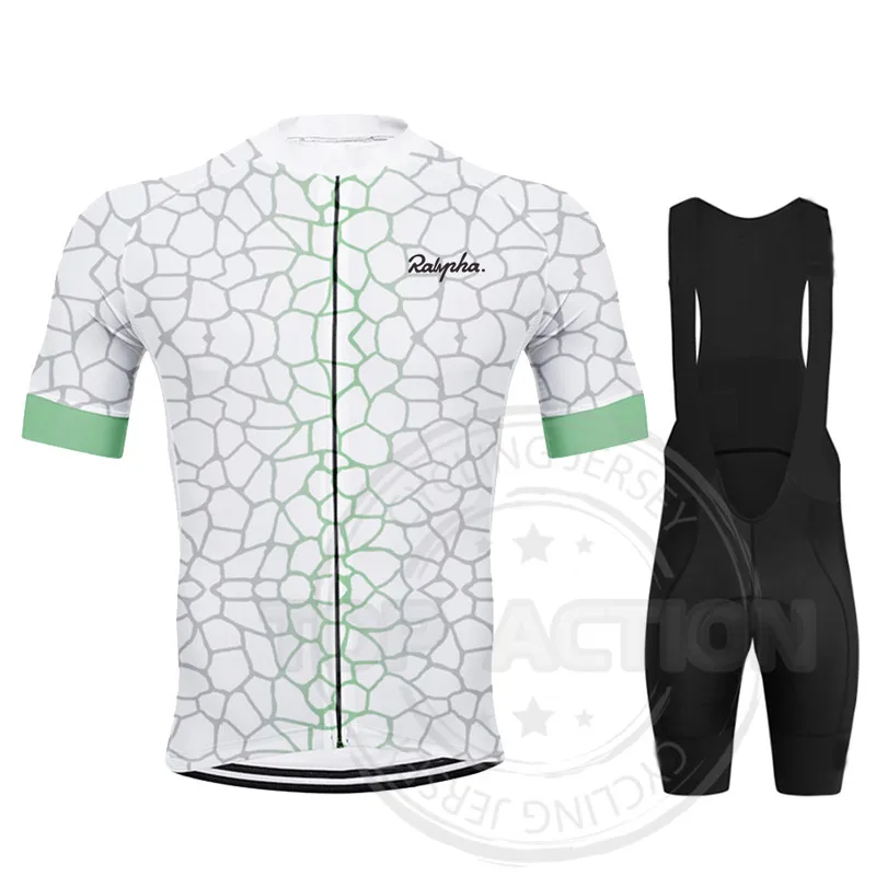 

Ralvpha 2021 new summer cycling suit road bike clothing men's shorts bib Mtb Bike Jersey Shirt Maillot Ciclismo kit