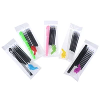 plastic pen auto ink erasable pen refills kit disappear ink ball point pen within 5 minutes high quality new arrival 2021