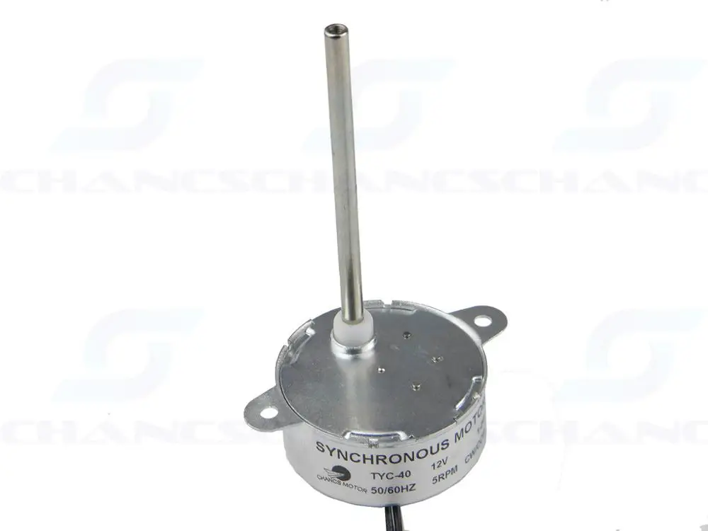 CHANCS 2 шт. синхронный двигатель постоянного тока TYC-40 12 В вал 74 мм внутренний винт