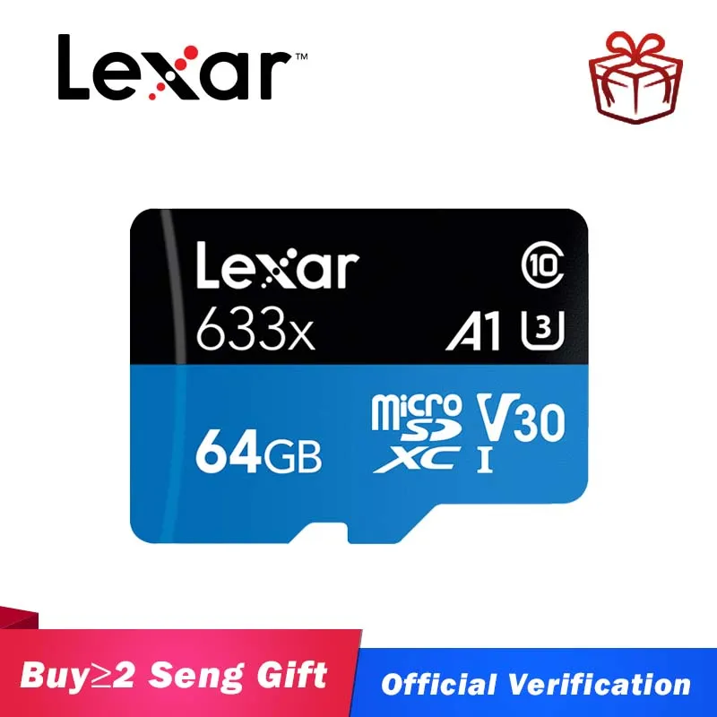Карта памяти Lexar 128 ГБ 64 U3 95 МБ/с./с 32 Micro sd карта класс 10 UHS 1 TF flash s для планшетов и