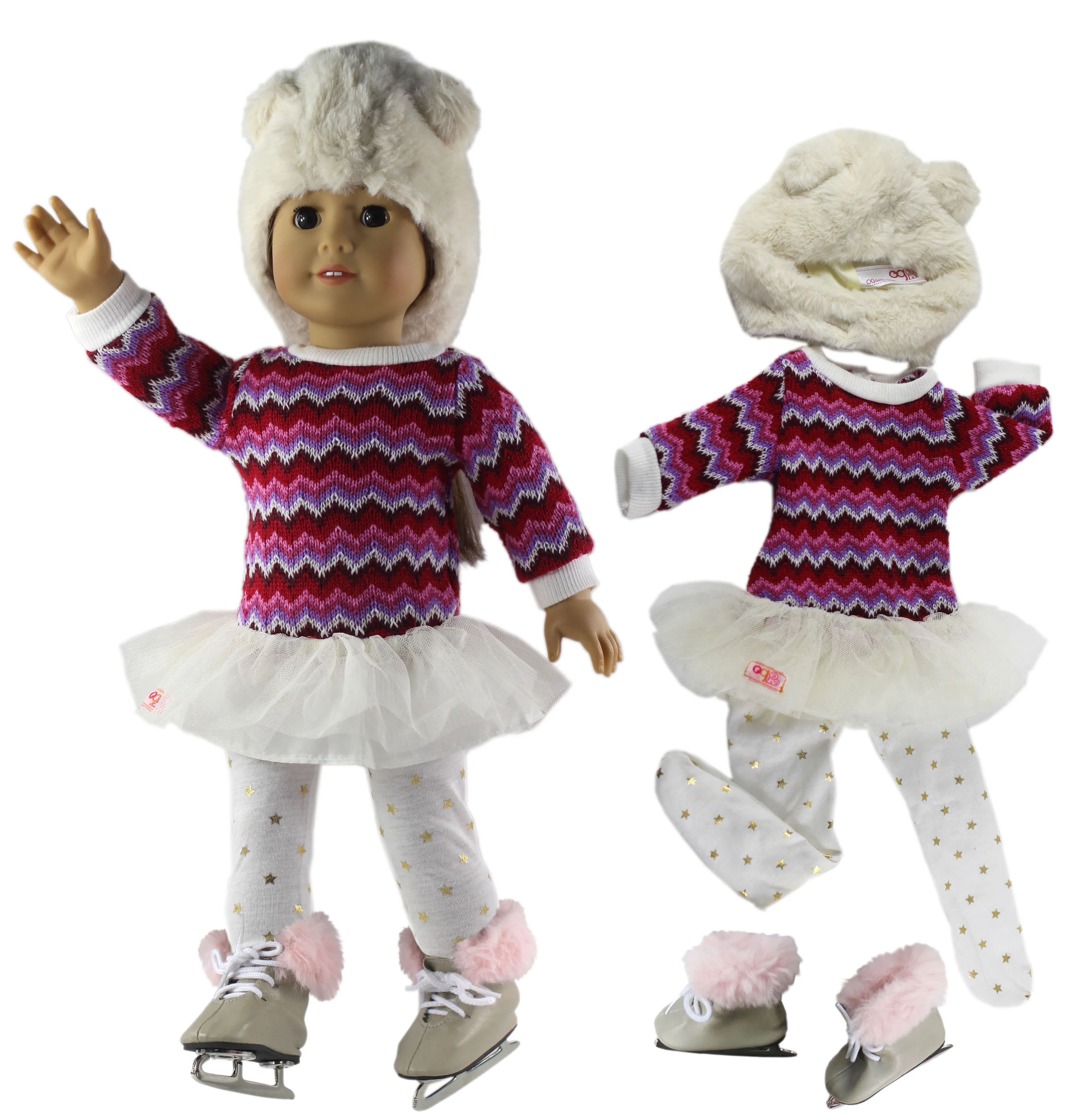 Комплект модной кукольной одежды игрушечная одежда 18 дюймов американская кукла