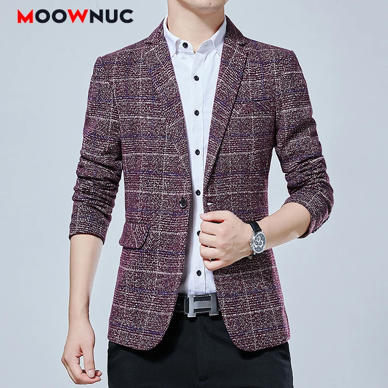 Осенние новые мужские спортивные пиджаки Умные повседневные Костюмы для шаферов