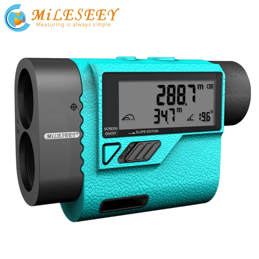 PF3S Mileseey PF210 600 м лазерный дальномер для гольфа, мини-гольф с отрегулированным режимом наклона, спортивный лазерный дальномер м - Цвет: PF3S