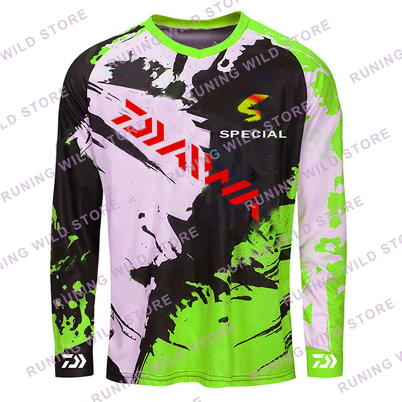 Мужская одежда для рыбалки DAIWA ультратонкая Солнцезащитная дышащая куртка с