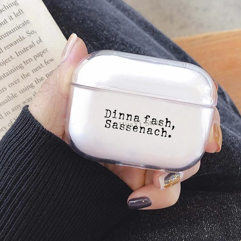 

Dinna Fash Sassenach Outlander ТПУ чехол для Airpods Pro Чехол для наушников для Airpods беспроводной Bluetooth чехол для Air Pods Pro