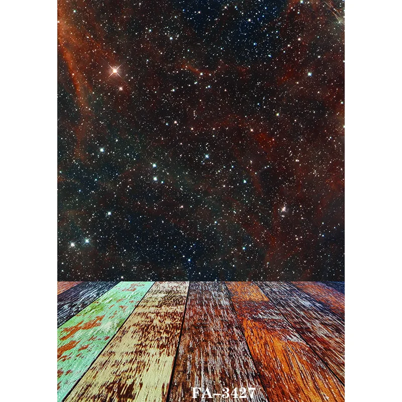 

Vinyl Custom Photography Backdrops Prop Space Starry Sky Theme Photography Background FA20419-04