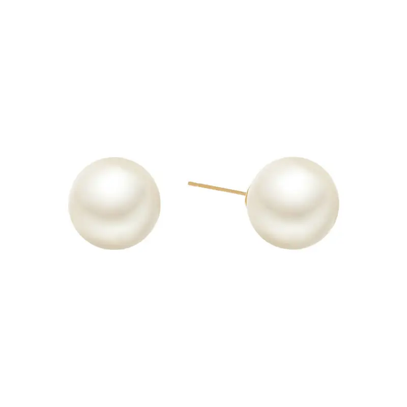 

Pearl ear studs S925 web celebrity temperament all-match earrings INS wind earring