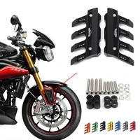 for triumph speed triple rdarkrs955i motorcycle mudguard front fork protector guard front fender anti fall slider accessories