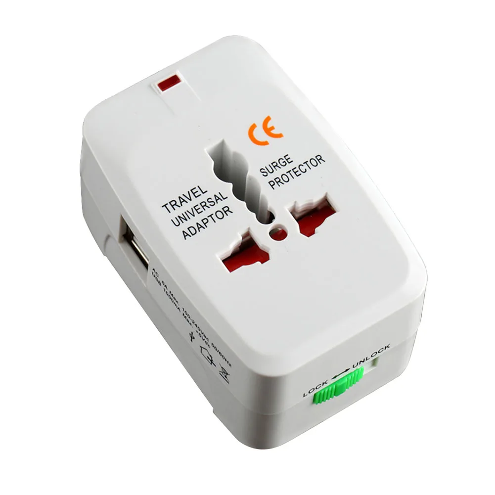 Mobile Phone Multifunctional Wall Charger World Universal Plug Dual USB Power Outlet Socket Converter Travel Adapter Electronic |