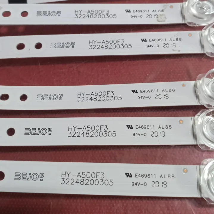 

8pcs/lot 4lamp led backlight strip for HY-A500F3 32248200305 44.0049C8.48001