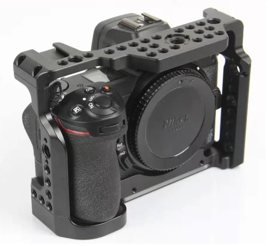 Alloy Camera Cage for Nikon Z6 Z7 W/ Arri Locaing Holes Shoe Mount fr Monitor Microphone Attach | Электроника