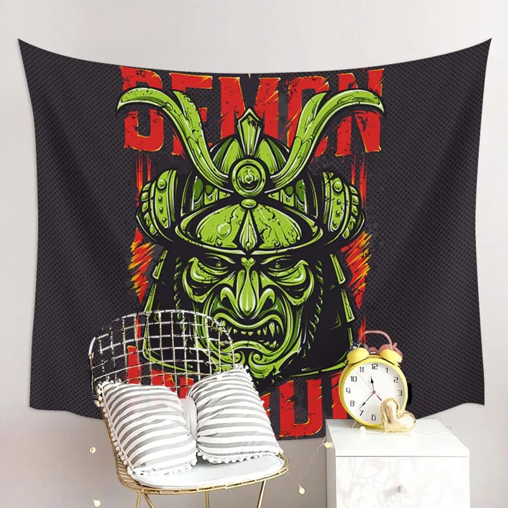 Goohome Japanese Samurai Warrior Wall Hanging Decor Art Tapestry Blanket Curtain Sheet Throw Scarf Towel Anti-Static | Дом и сад