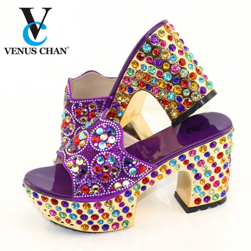 

Африканские туфли Летняя обувь; Итальянская женская свадебная обувь Стразы элегантные женские летние туфли размера плюс женская обувь; Раз...