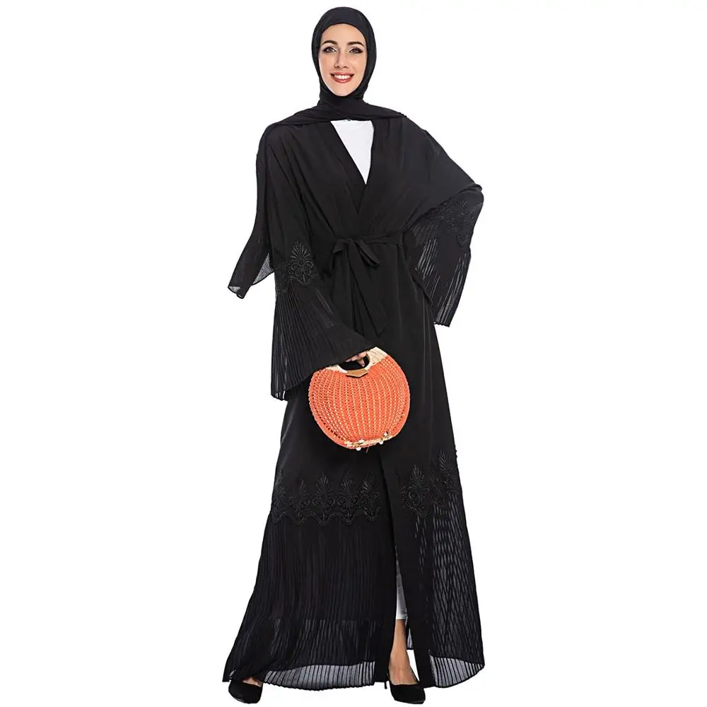 Vetement Femme 2021 Abaya турецкий кафтан марокканский Черный Модный модное простое женское