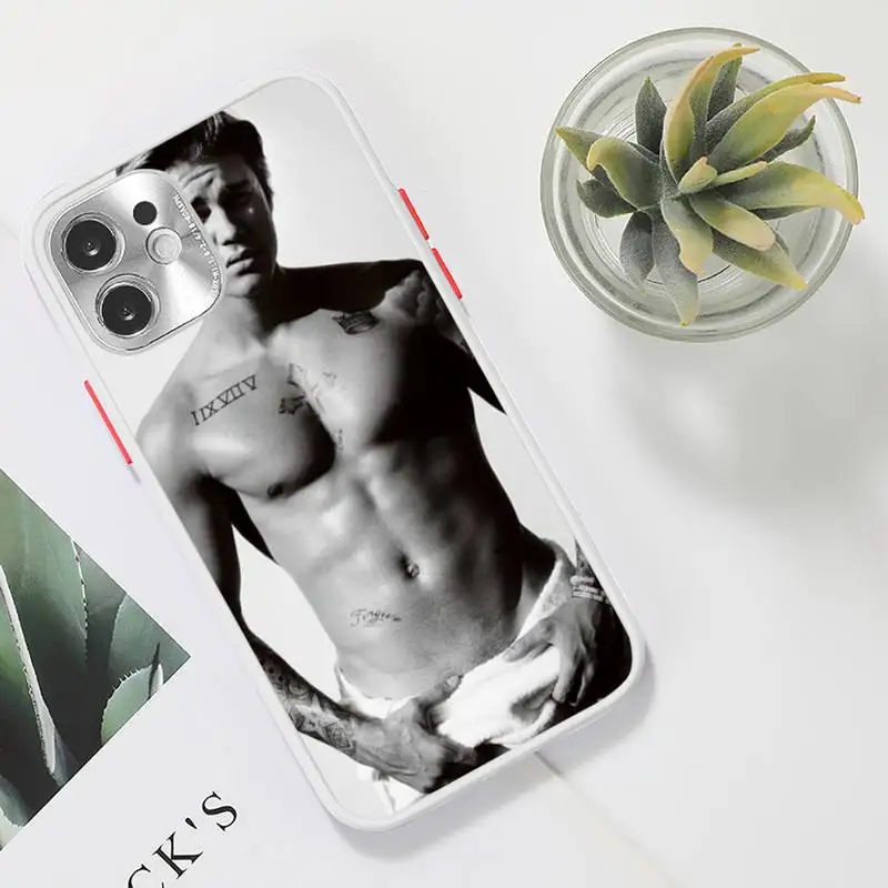 

Fashion Justin Bieber Phone Case Clear matte transparent For white iPhone 7 8 x xs xr 11 12 pro plus max mini Funda