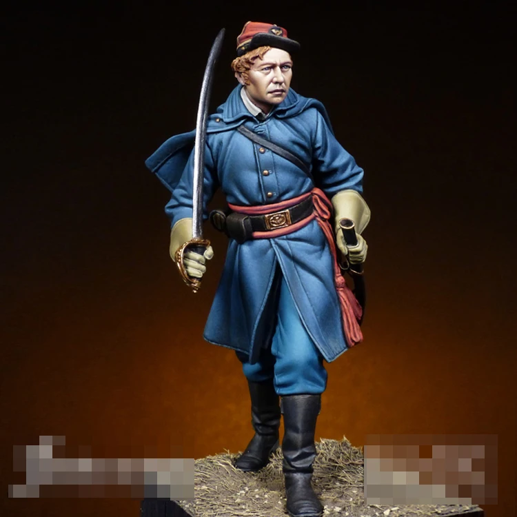 1/24 Новинка офицер 5й. Полк 1862 фигурка модели из смолы GK несобранный и Неокрашенный