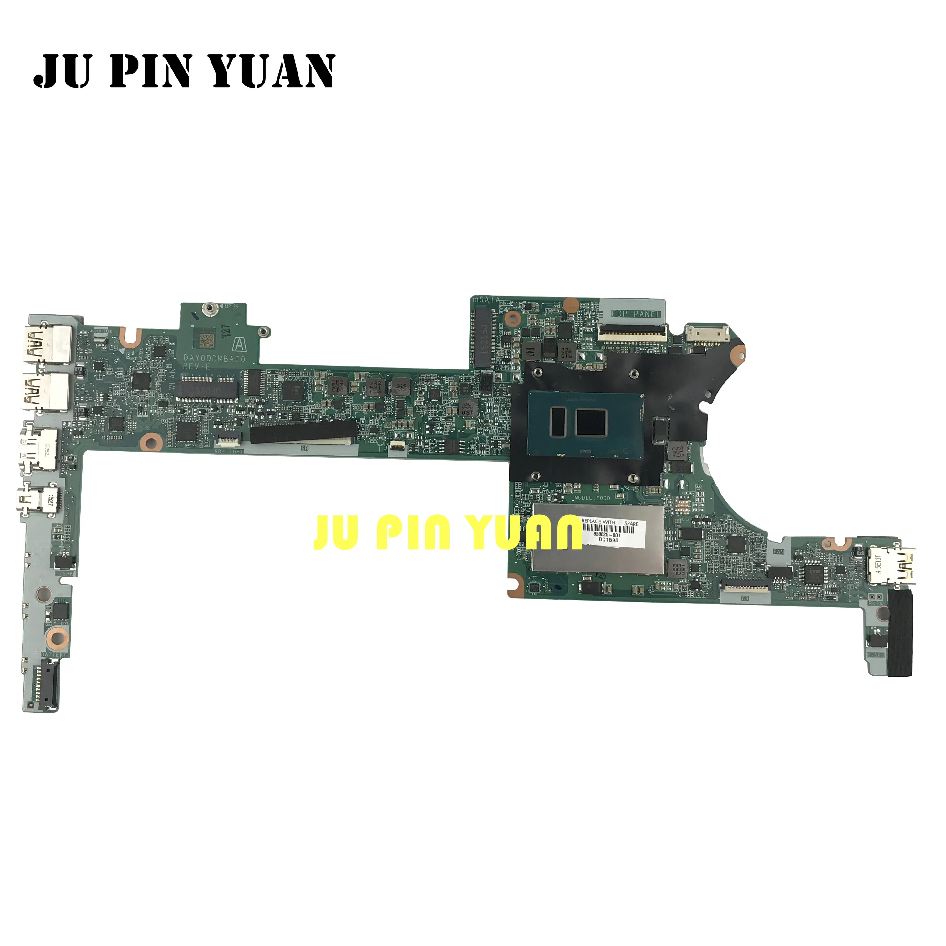 Материнская плата для ноутбука HP Spectre X360 13 828825 001 601 4000 DAY0DDMBAE0 SR2EZ i7 6500U 8 ГБ полностью