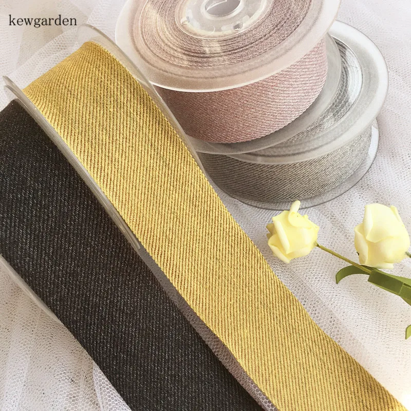 Kewgarden саржа полиэстер хлопок шерсть ленты 1 5 &quot1&quot 25 мм 38 DIY бант аксессуары для