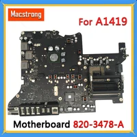 tested original 27 a1419 logic board 820 3478 a for imac a1419 motherboard with 512mb graphic card late 2013 year me088 emc2639