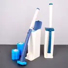 Одноразовая щётка для туалета с базовым очистителем для ванной комнаты, многофункциональная щетка для уборки туалета, без мертвых углов, для дома