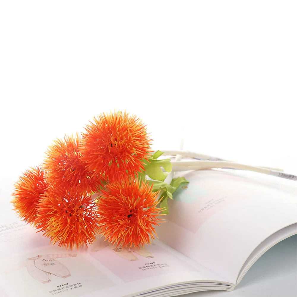 1 шт. искусственный цветок одуванчика 5 цветов Декоративные искусственные цветы